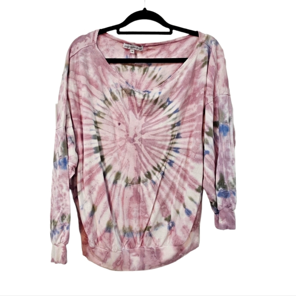 NWOT Young Fabulous & Broke Tie Dye Sweatshirt Size M
